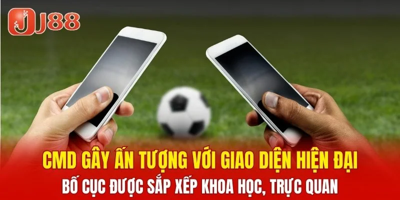 Thể Thao JJ88 6 CMD gây ấn tượng với giao diện hiện đại